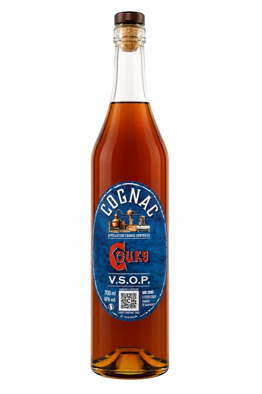 Bouteille Cognac Couks V.S.O.P.
